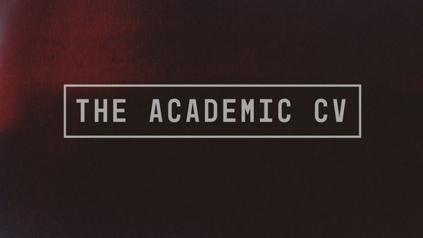 Oxford's MSt in Film Aesthetics: The Academic CV
