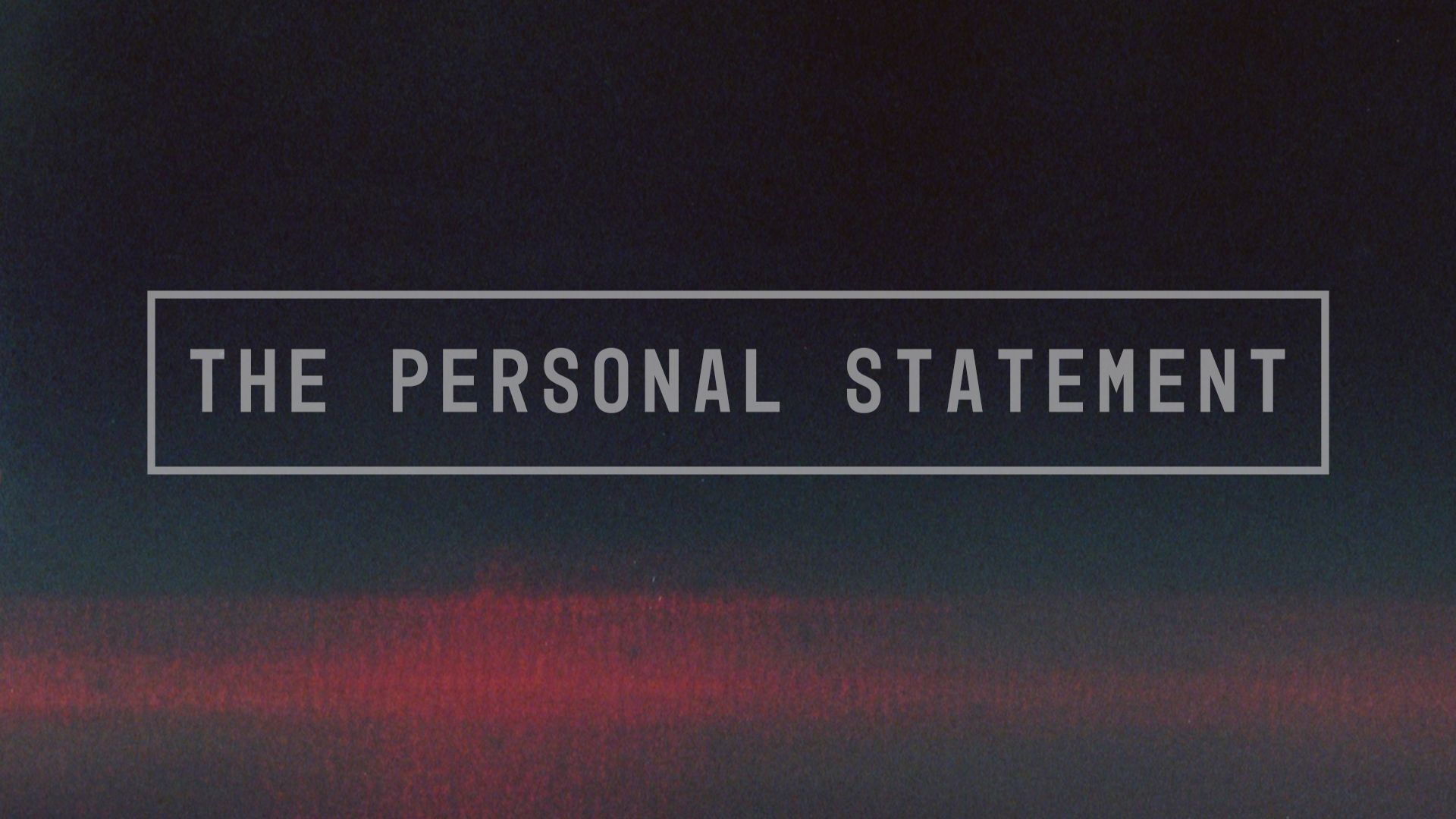 Oxford's MSt in Film Aesthetics: The Personal Statement